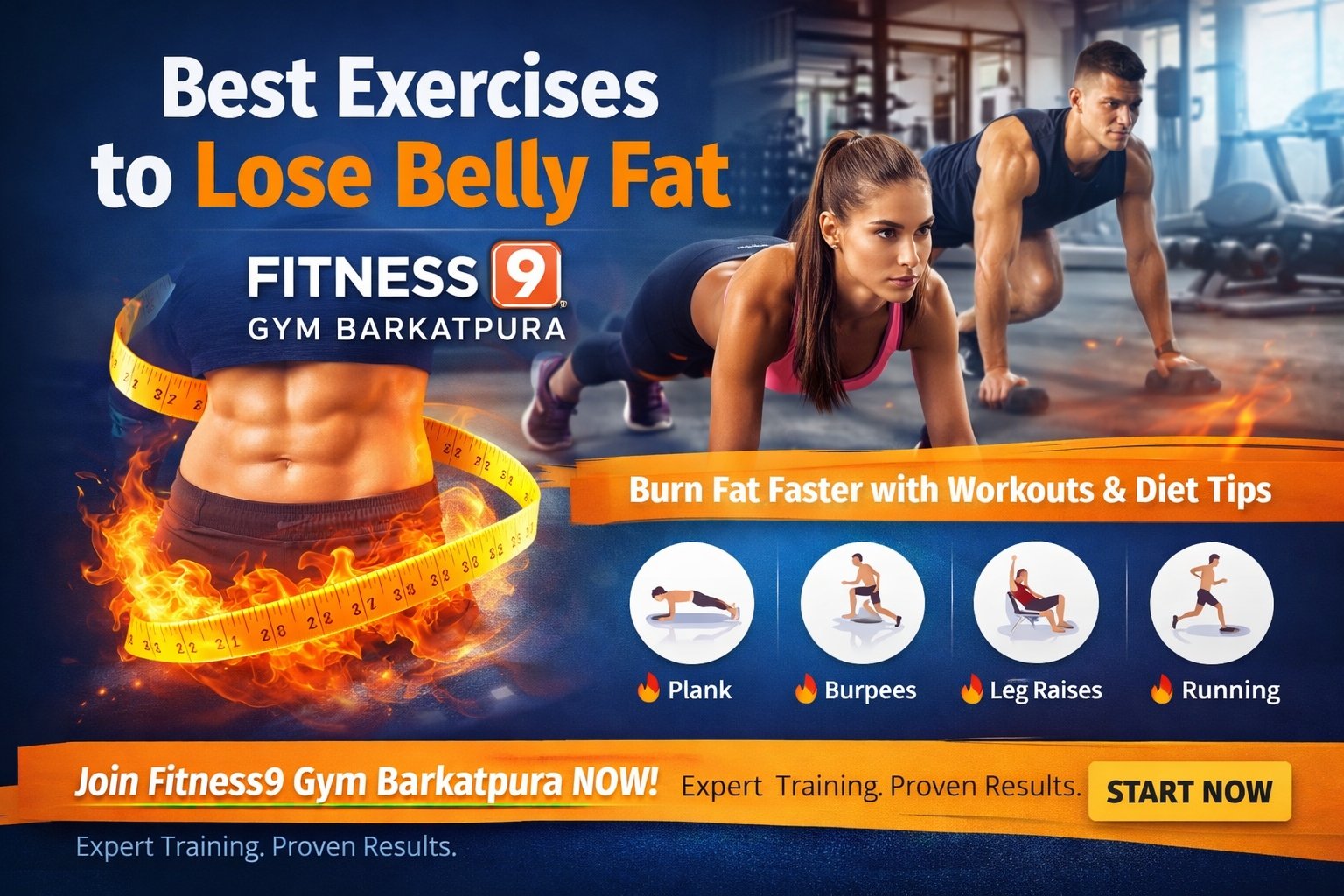 Best Exercises for Belly Fat Loss